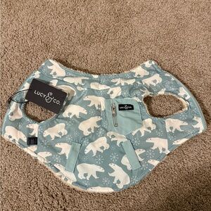 Lucy & Co. Blue Polar Bear Dog Vest